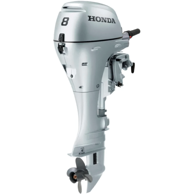 Honda 8HP 4-Stroke – Tiller Steering, Manual or Electric Start