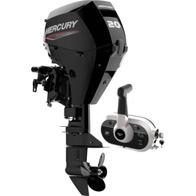 Mercury 20HP 4-Stroke EFI – Short Shaft, Electric Start, Power Trim, Remote Control