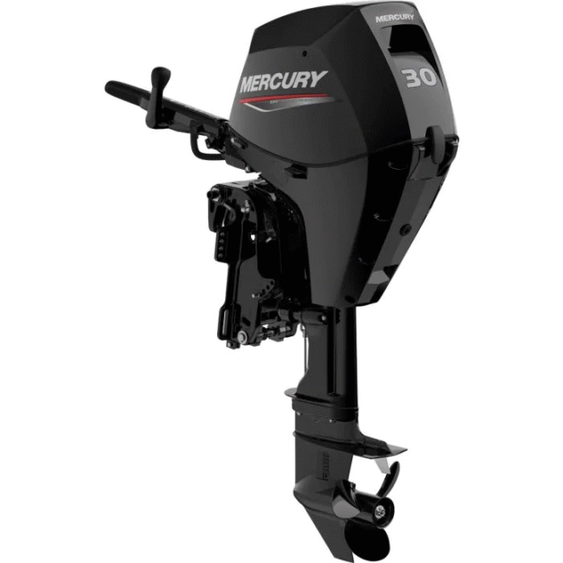 Mercury 30HP 4-Stroke EFI – Short Shaft, Manual Start, Tiller Handle