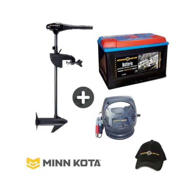 Minn Kota Endura C2 V2 12V Electric Motor Pack + Lithium Battery + Charger