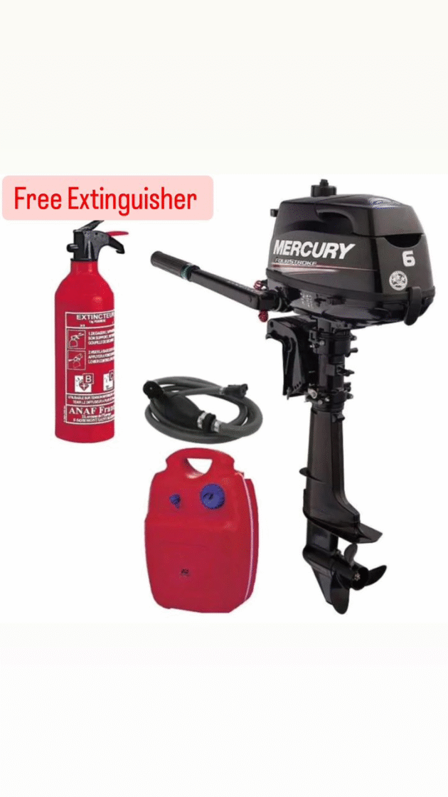 Mercury 6HP 4-Stroke – Manual Start, Tiller Handle